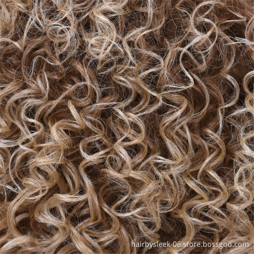MAGIC Short Curly Wigs 10 Inch For Black Women Synthetic wholesale None Lace Wigs Ombre Curly Synthetic Wig Heat Resistant Hair